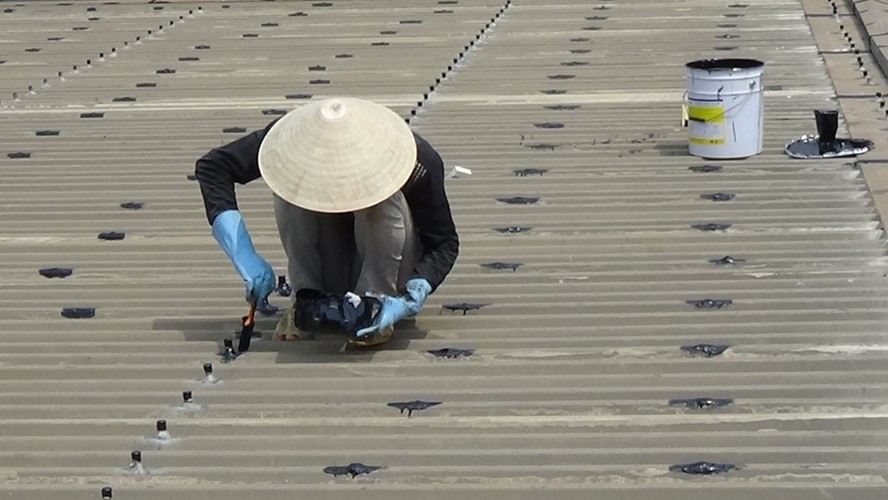 Công trình Chống thấm mái tôn – Đỉnh Cao Long An
